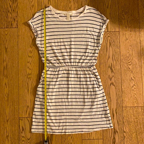 Cotton stripped mid dress - Picture 5 of 9
